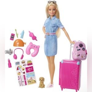 Barbie Travel Doll Set